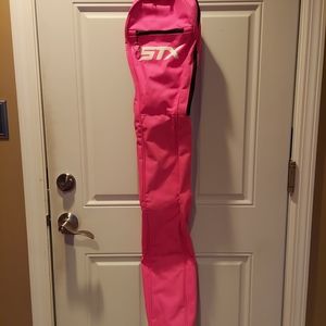 Lacrosse bag and eye guard